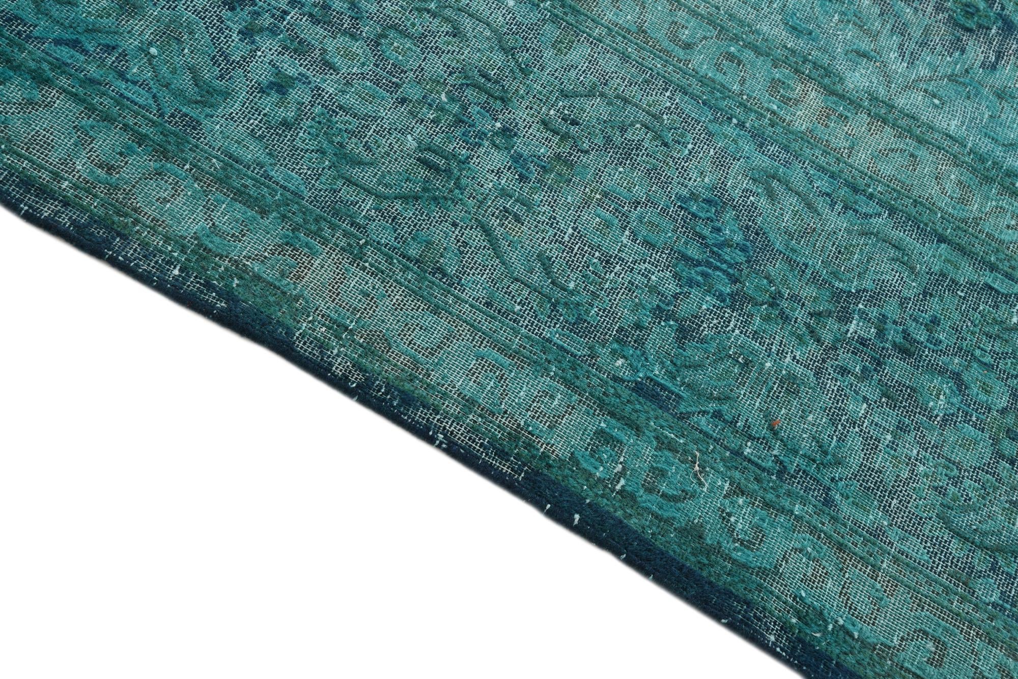 295cm x 385cm Hand Knotted Ultra Vintage Persian Wool Rug
