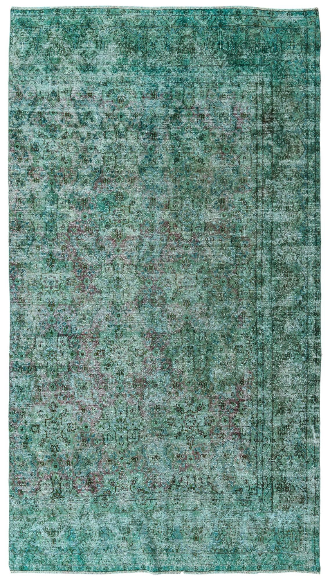 6' 8 x 12' 1 Hand Knotted Ultra Vintage Persian Wool Rug