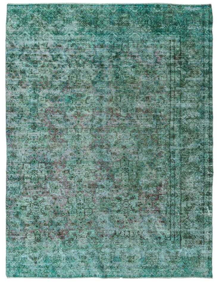 Detail image of 6' 8 x 12' 1 Hand Knotted Ultra Vintage Persian Wool Rug