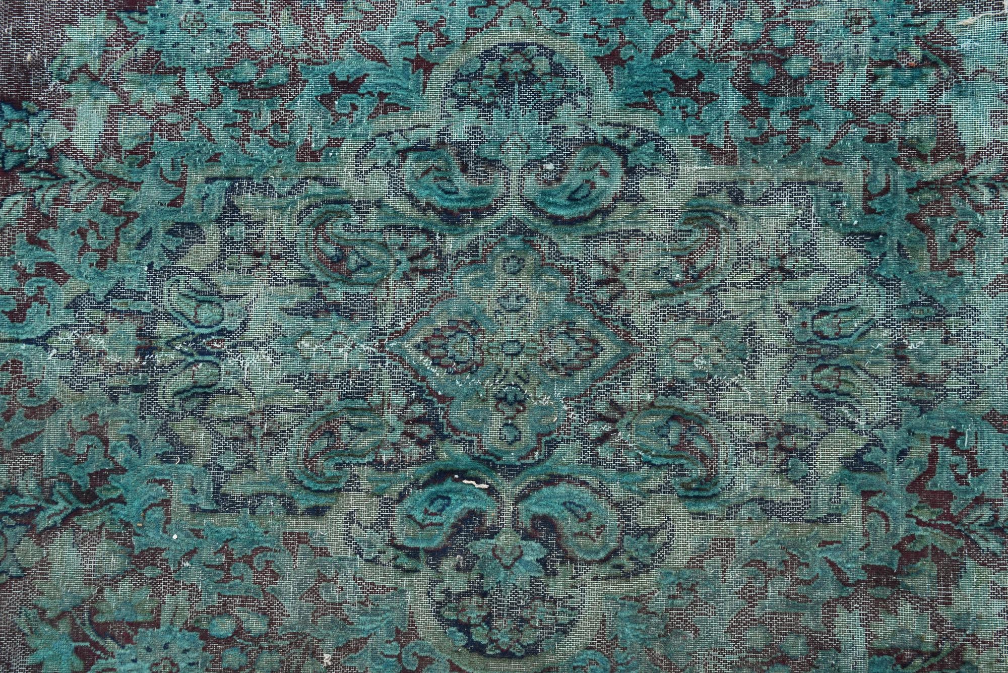 9' 5 x 13' 3 Hand Knotted Ultra Vintage Persian Wool Rug