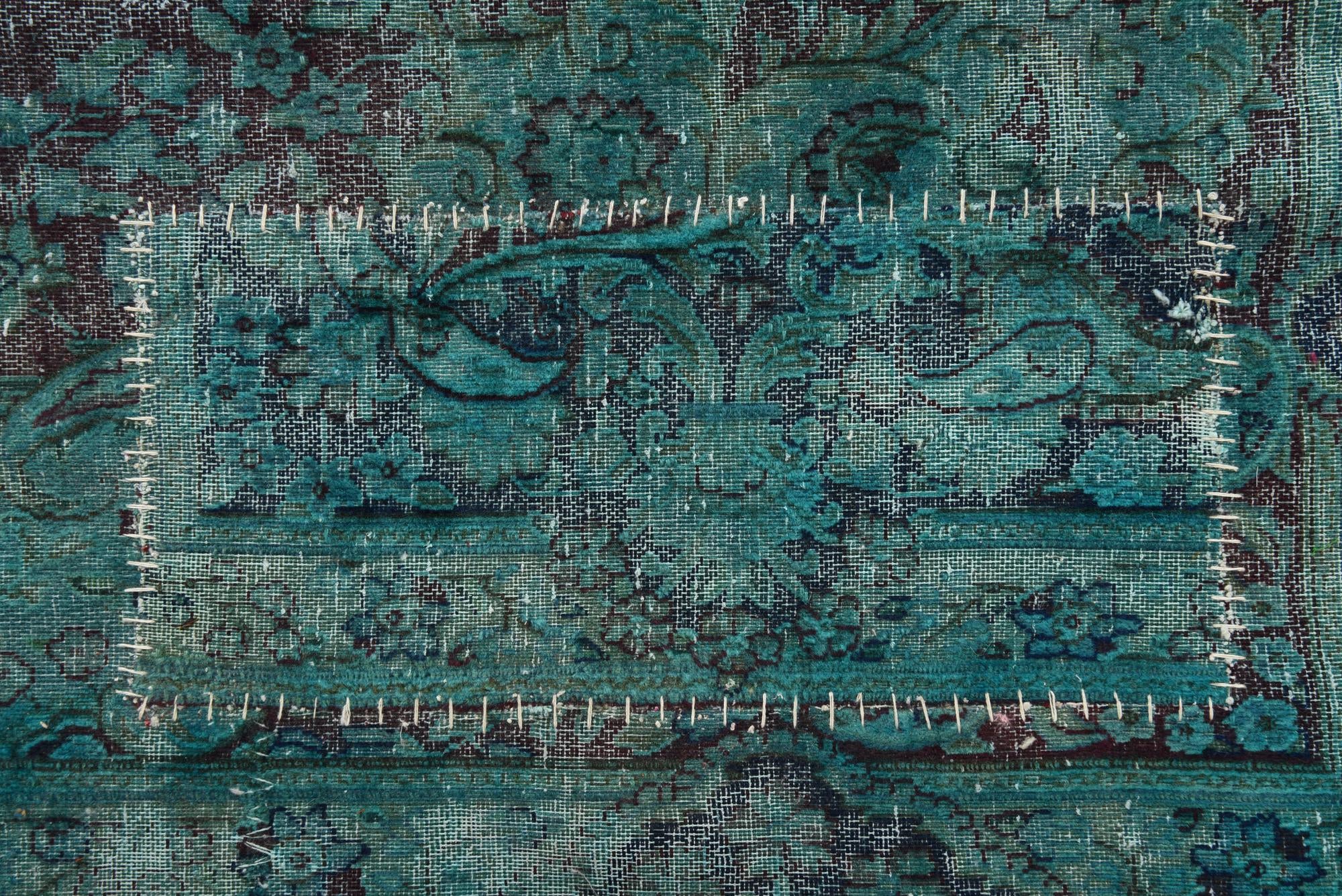 9' 5 x 13' 3 Hand Knotted Ultra Vintage Persian Wool Rug