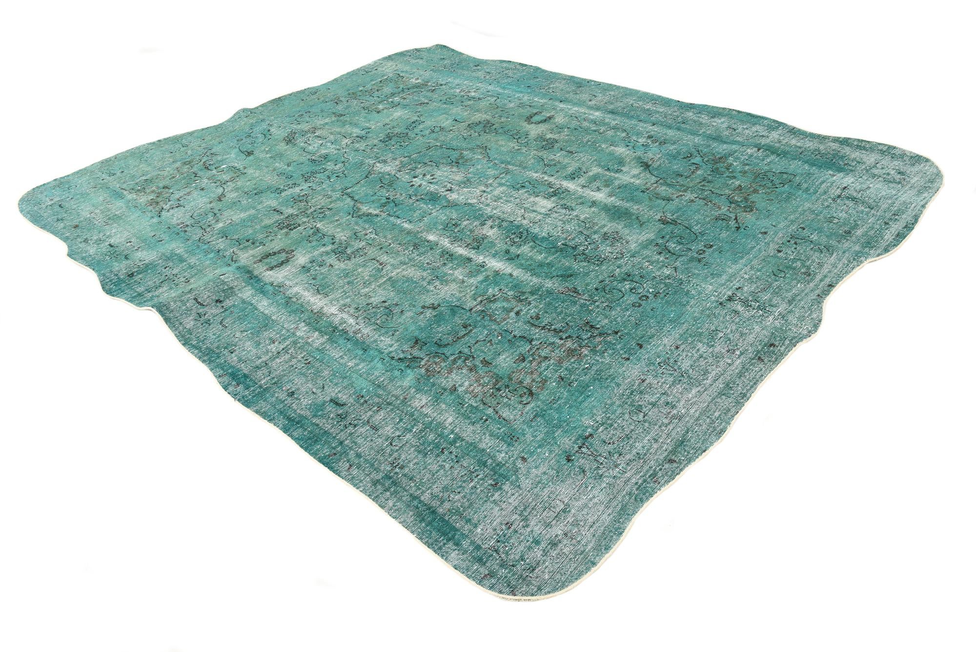 9' 1 x 11' 7 Hand Knotted Ultra Vintage Persian Wool Rug