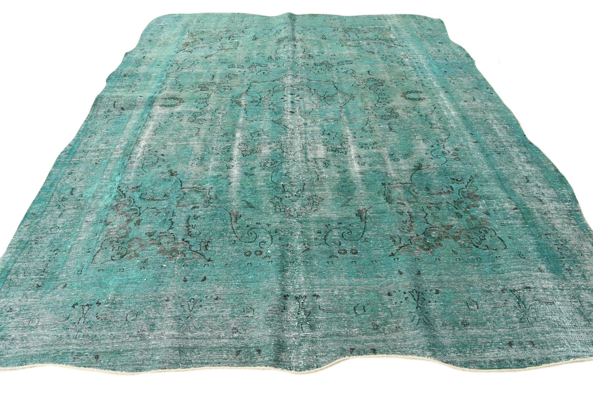 9' 1 x 11' 7 Hand Knotted Ultra Vintage Persian Wool Rug