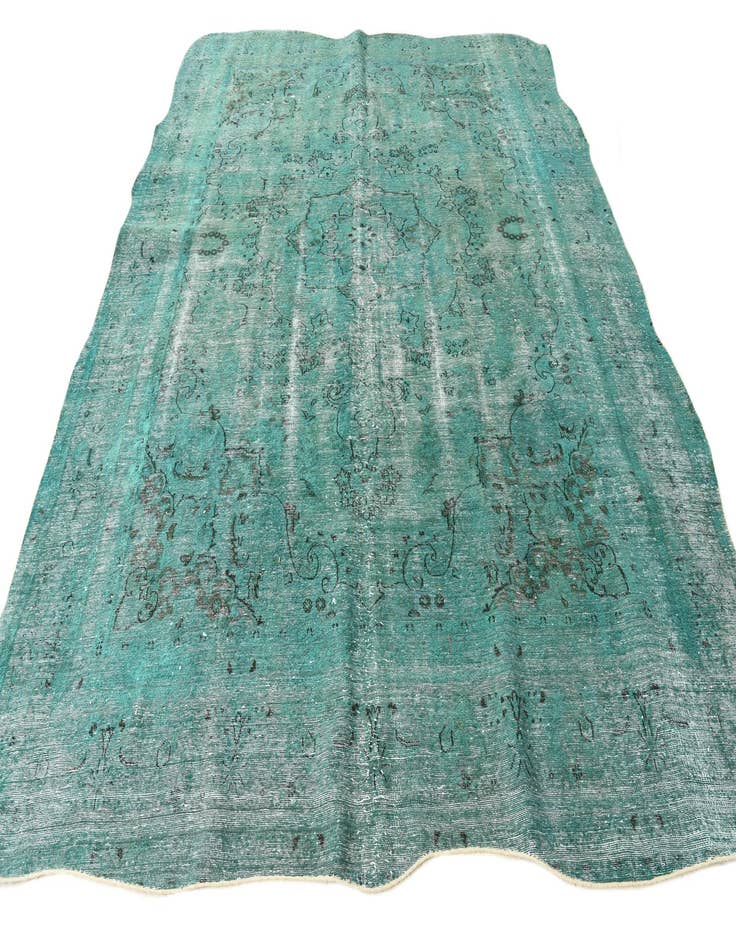 Detail image of 9' 1 x 11' 7  Hand Knotted Ultra Vintage Persian Wool Rug