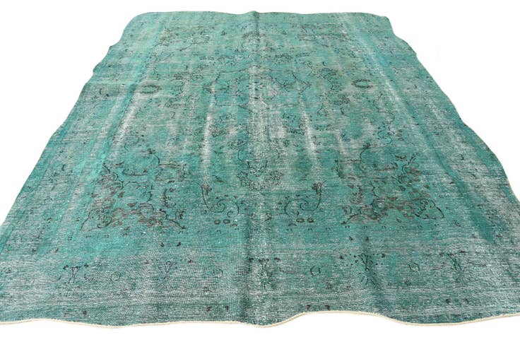 Detailansicht von 275cm x 355cm Handgeknüpft Ultra Vintage Persisch Wolle Teppich