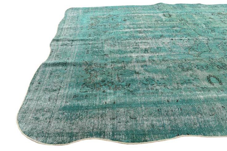 Detailansicht von 275cm x 355cm Handgeknüpft Ultra Vintage Persisch Wolle Teppich