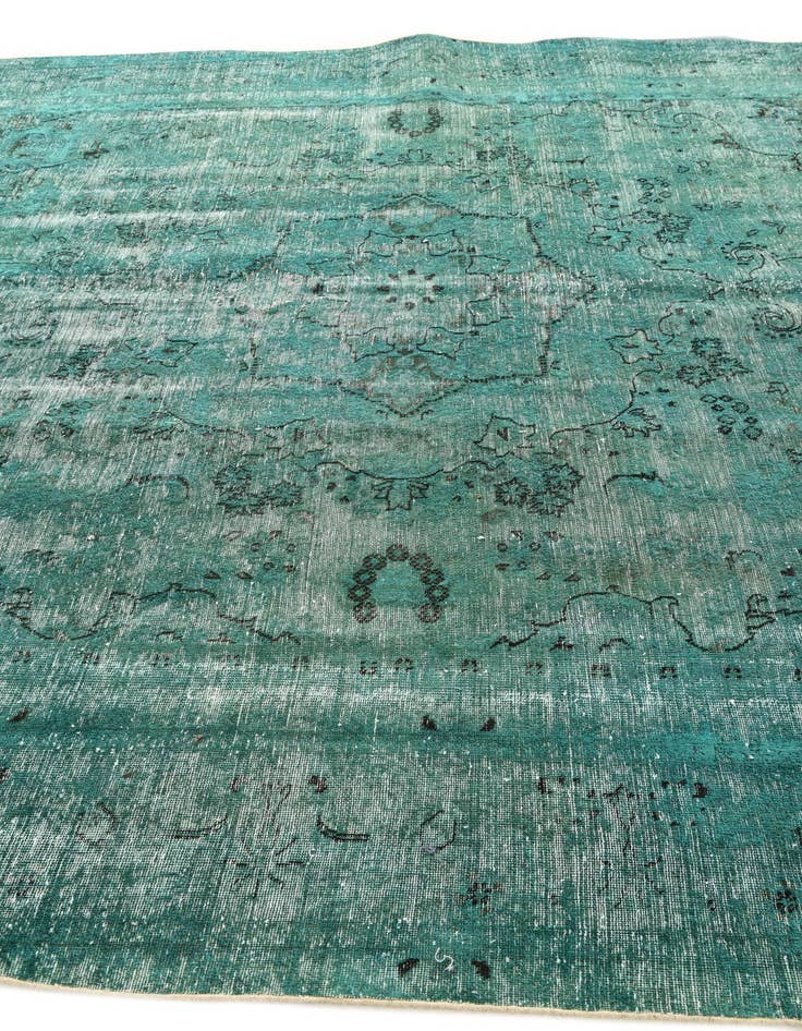 Detail image of 9' 1 x 11' 7  Hand Knotted Ultra Vintage Persian Wool Rug