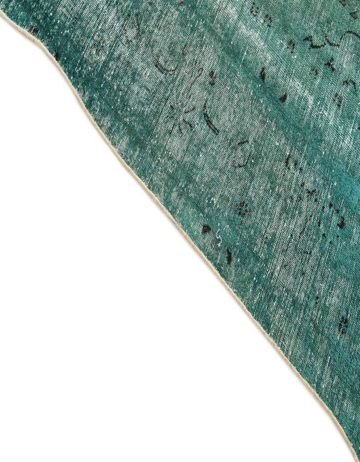 Detail image of 9' 1 x 11' 7  Hand Knotted Ultra Vintage Persian Wool Rug