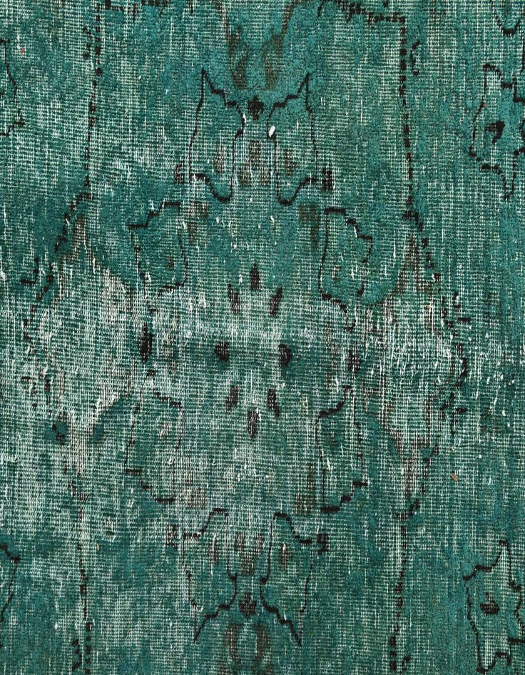 Detail image of 9' 1 x 11' 7  Hand Knotted Ultra Vintage Persian Wool Rug