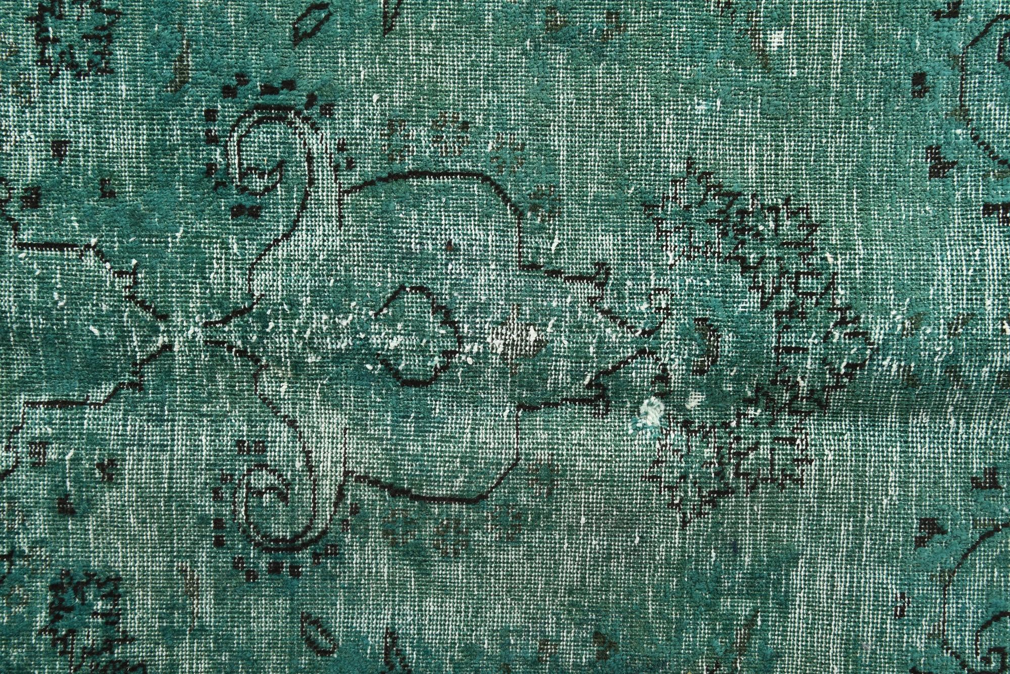 9' 1 x 11' 7 Hand Knotted Ultra Vintage Persian Wool Rug