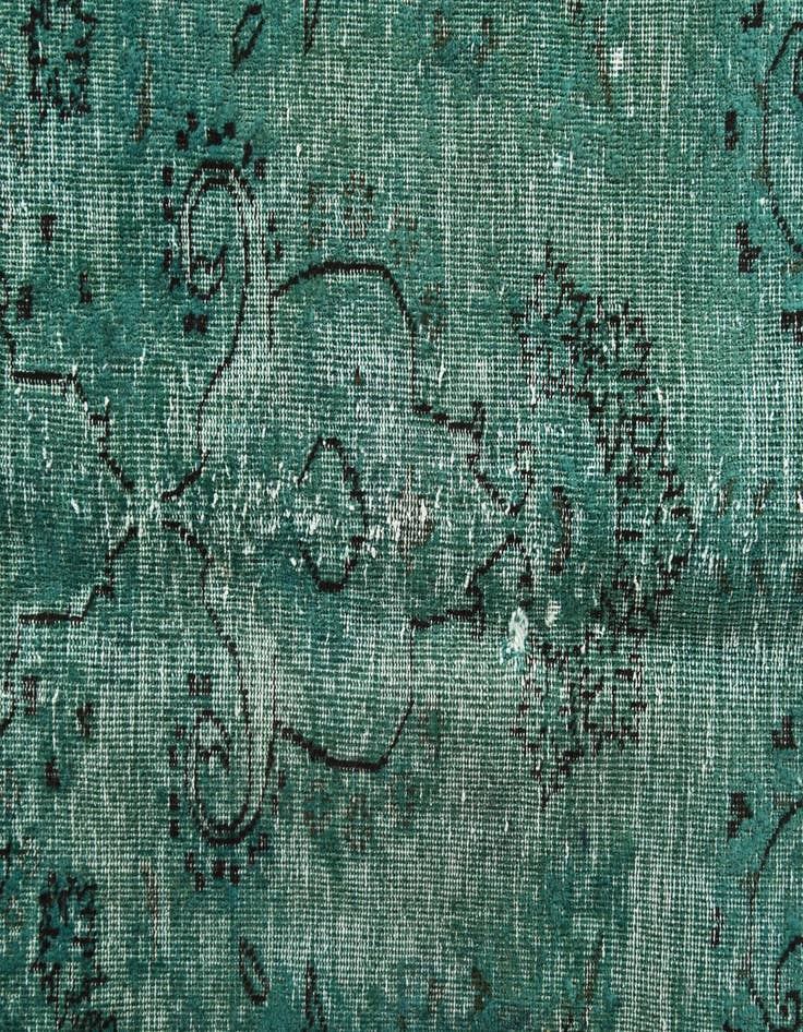 Detail image of 9' 1 x 11' 7  Hand Knotted Ultra Vintage Persian Wool Rug