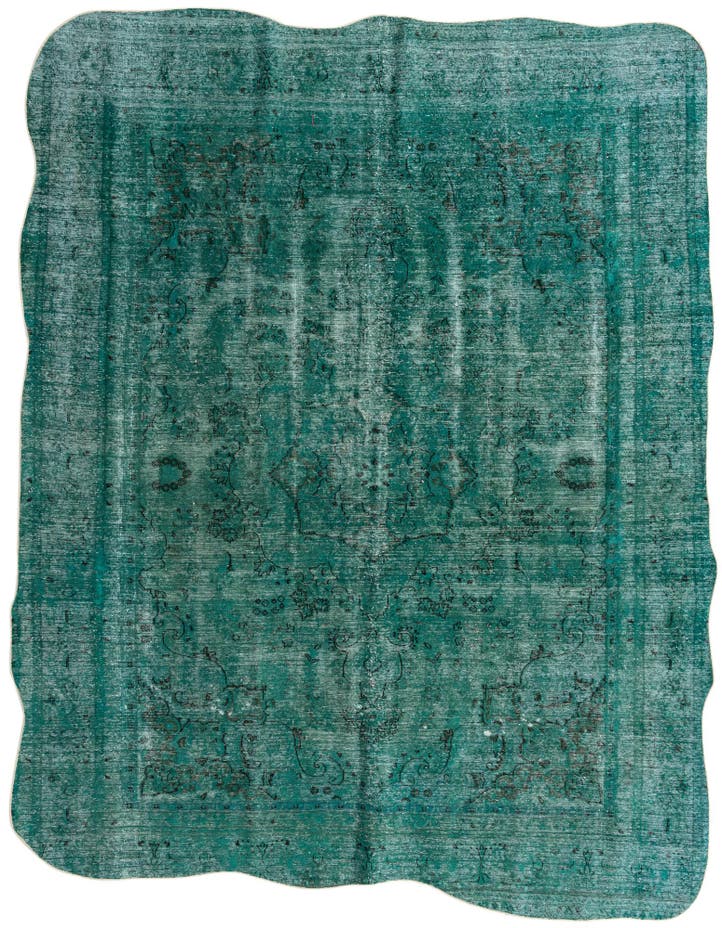  9' 1 x 11' 7  Hand Knotted Ultra Vintage Persian W...