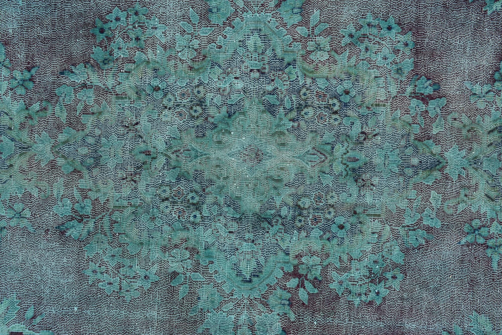 9' 9 x 12' 5 Hand Knotted Ultra Vintage Persian Wool Rug