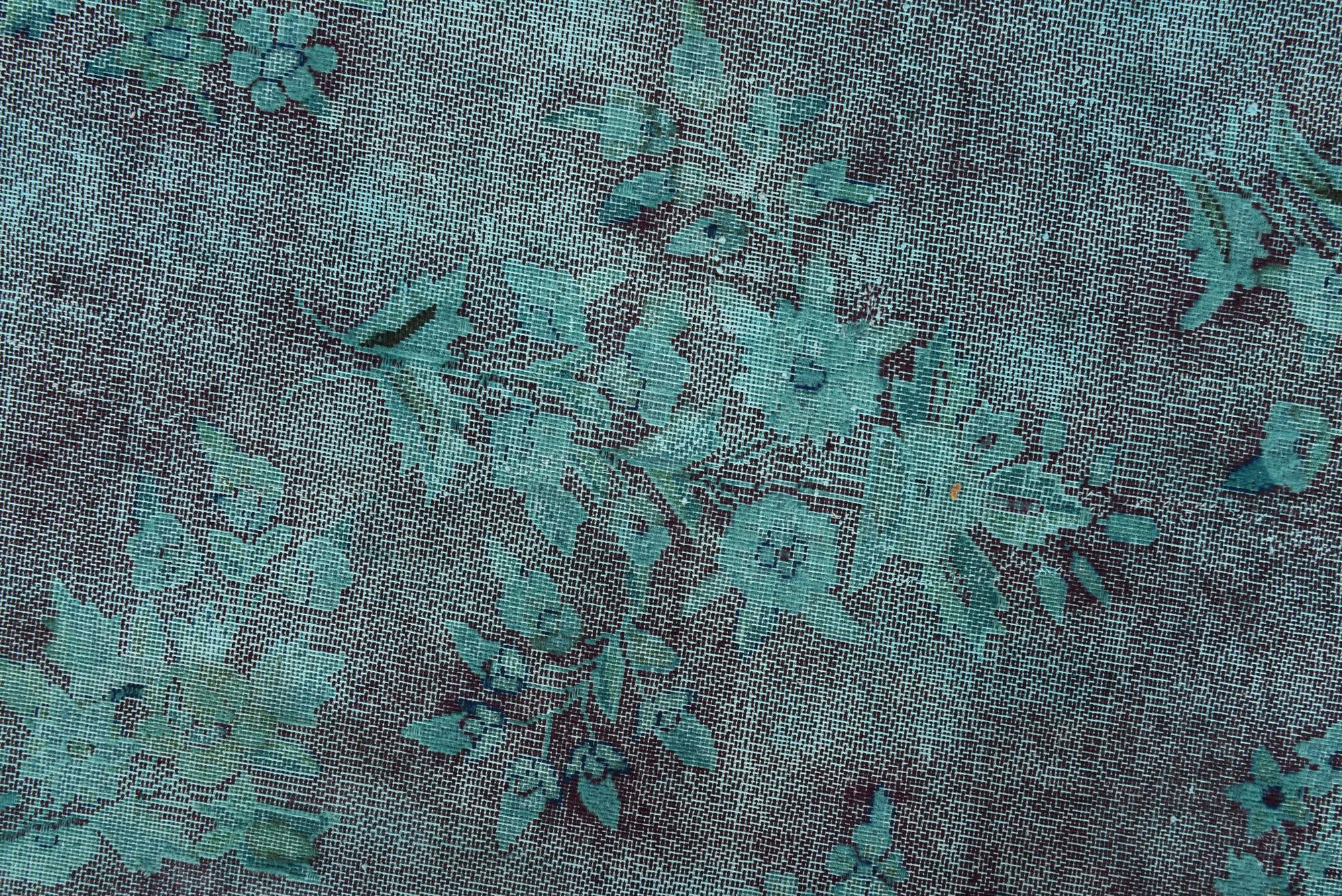 9' 9 x 12' 5 Hand Knotted Ultra Vintage Persian Wool Rug