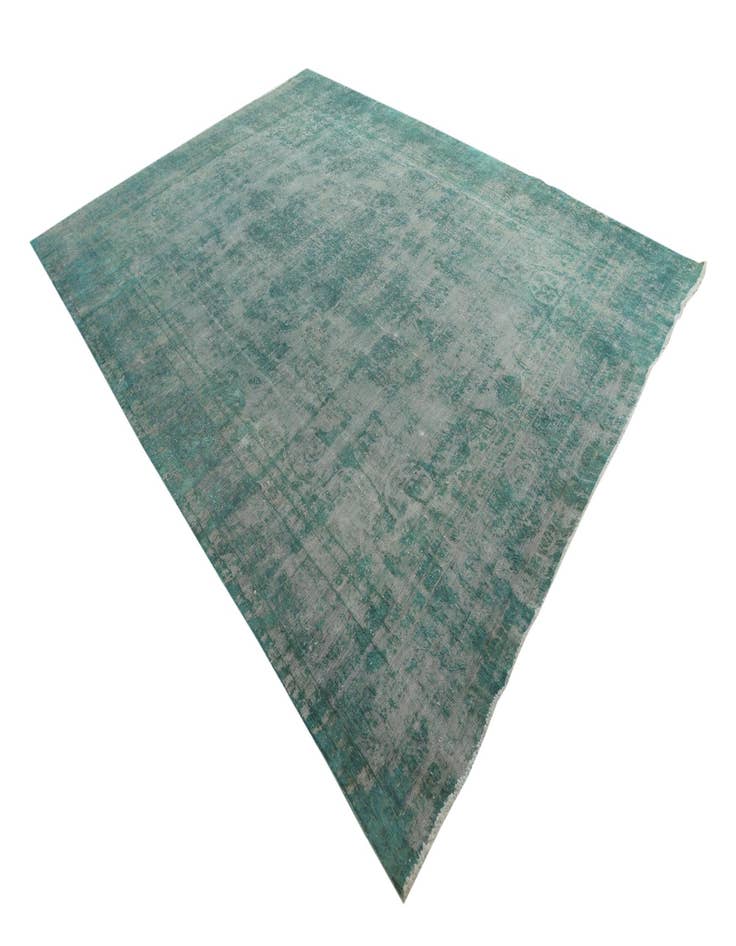 Detail image of 9' 1 x 12' 3  Hand Knotted Ultra Vintage Persian Wool Rug