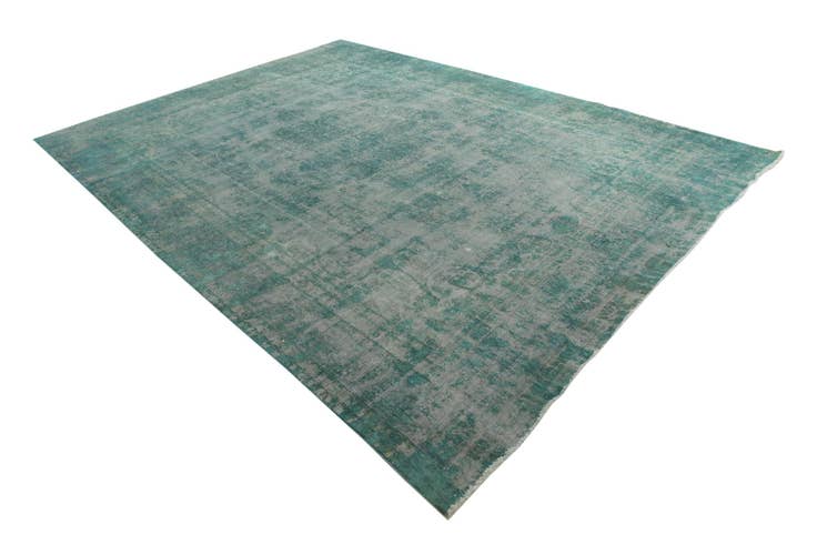 Detail image of 9' 1 x 12' 3 Hand Knotted Ultra Vintage Persian Wool Rug