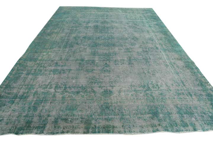 9' 1 x 12' 3 Hand Knotted Ultra Vintage Persian Wool Rug