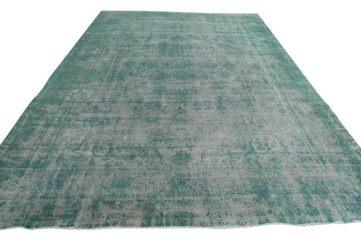 Detail image of 9' 1 x 12' 3 Hand Knotted Ultra Vintage Persian Wool Rug