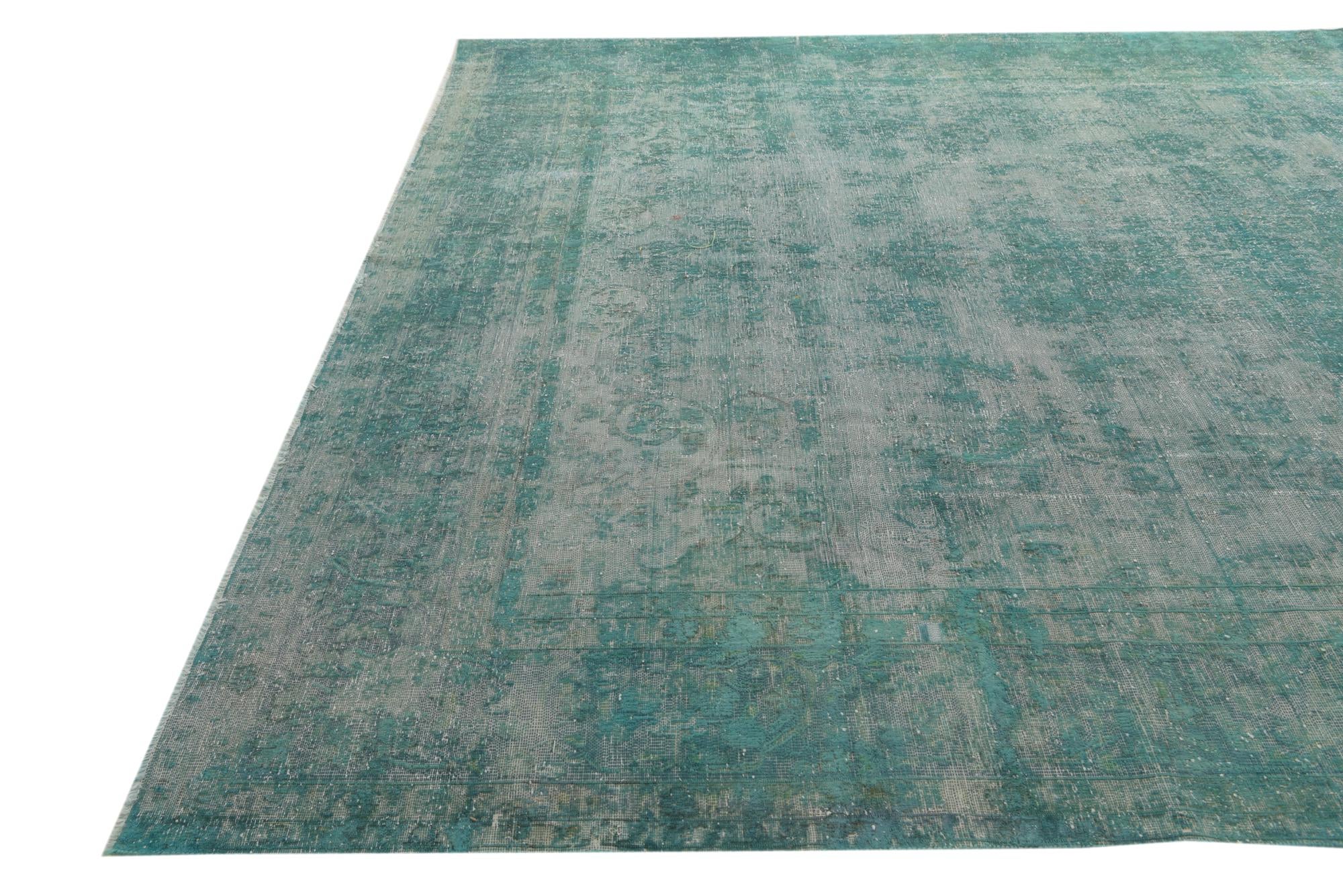 9' 1 x 12' 3 Hand Knotted Ultra Vintage Persian Wool Rug