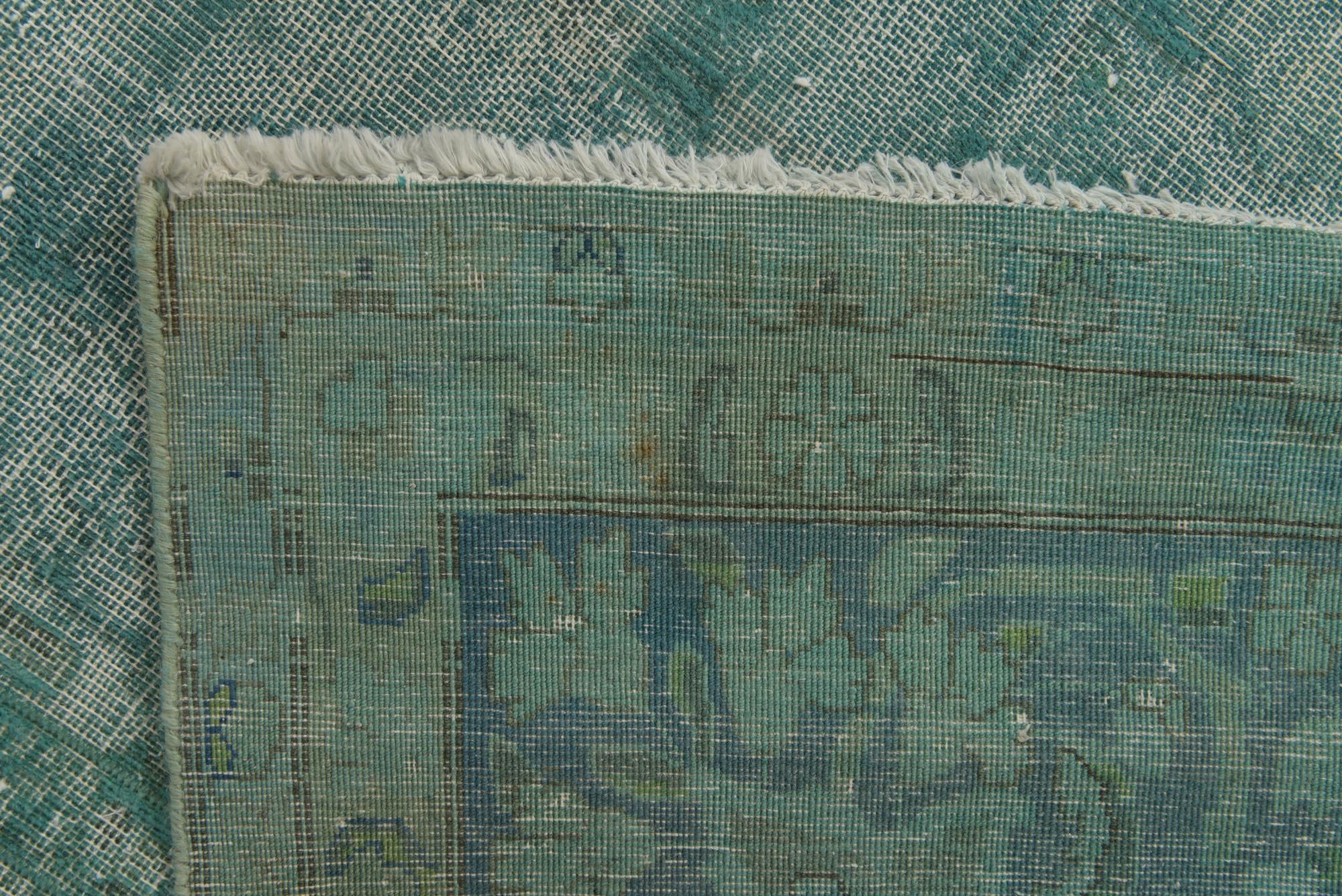9' 1 x 12' 3 Hand Knotted Ultra Vintage Persian Wool Rug