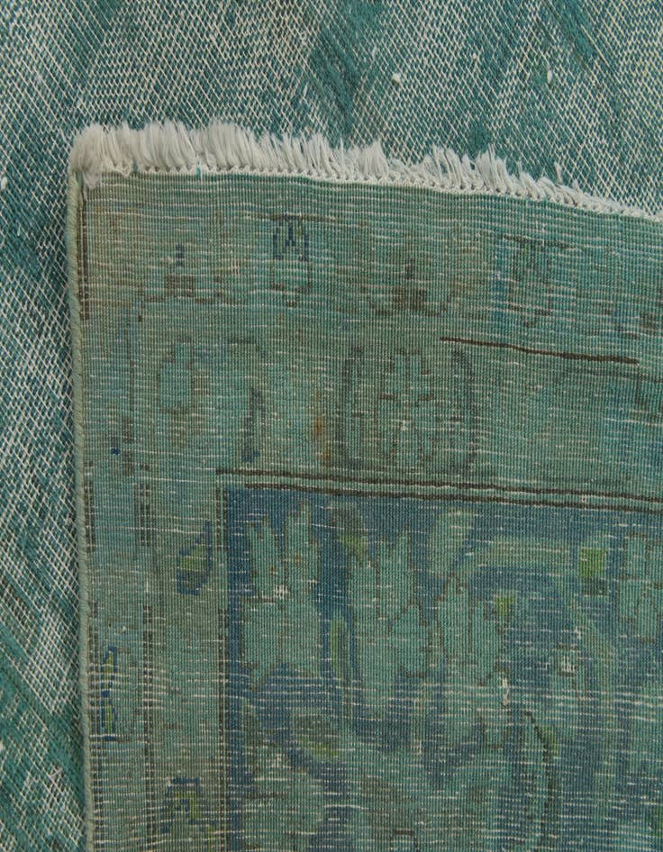 Detail image of 9' 1 x 12' 3  Hand Knotted Ultra Vintage Persian Wool Rug