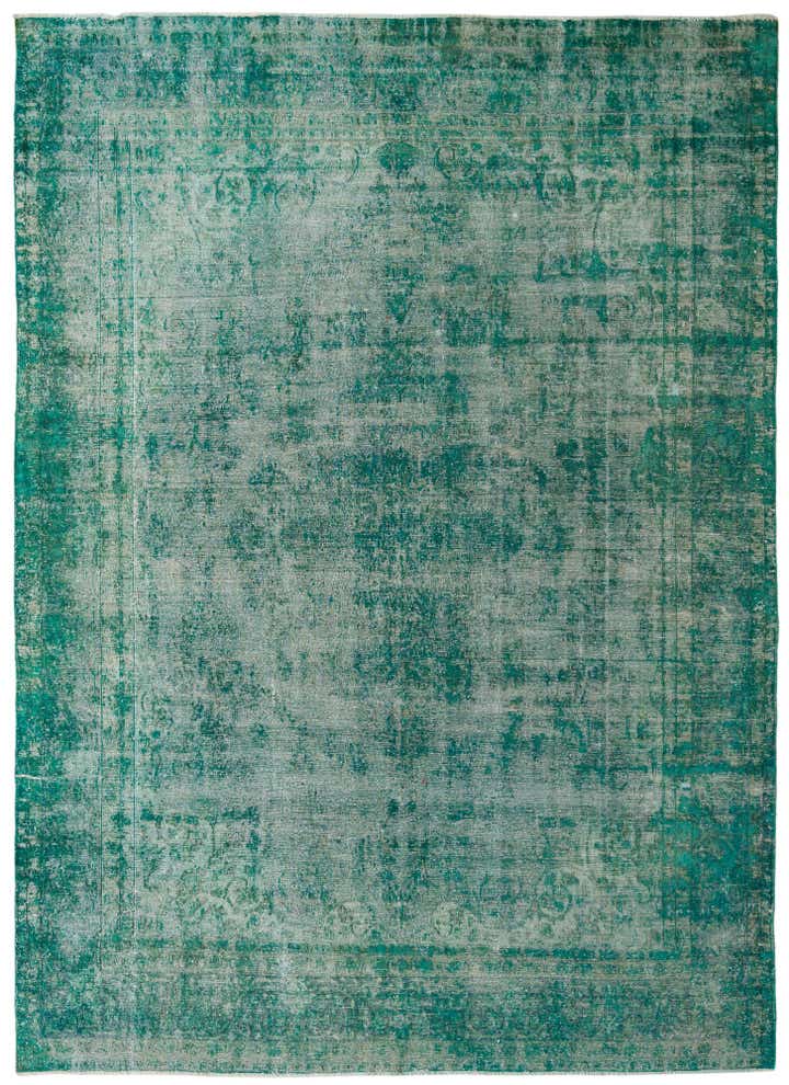 9' 1 x 12' 3 Hand Knotted Ultra Vintage Persian Wool Rug