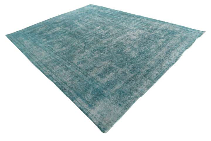 9' 9 x 12' 5 Hand Knotted Ultra Vintage Persian Wool Rug