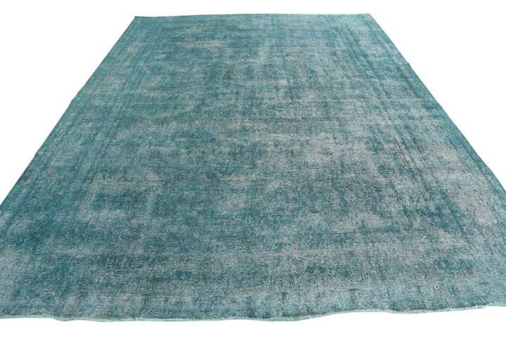 9' 9 x 12' 5 Hand Knotted Ultra Vintage Persian Wool Rug