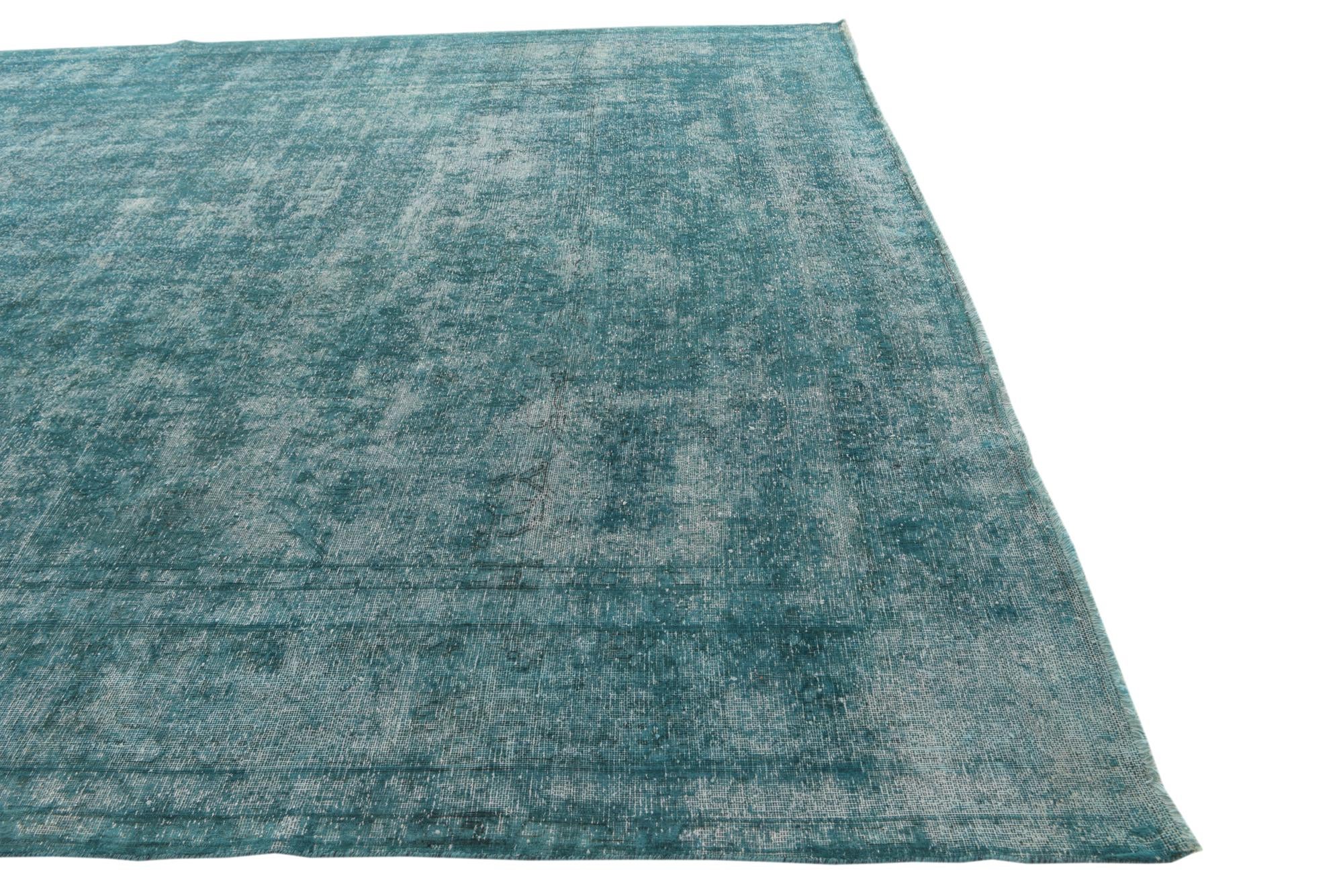 9' 9 x 12' 5 Hand Knotted Ultra Vintage Persian Wool Rug