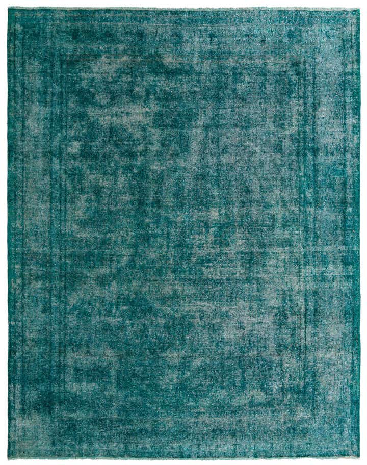 9' 9 x 12' 5 Hand Knotted Ultra Vintage Persian Wool Rug