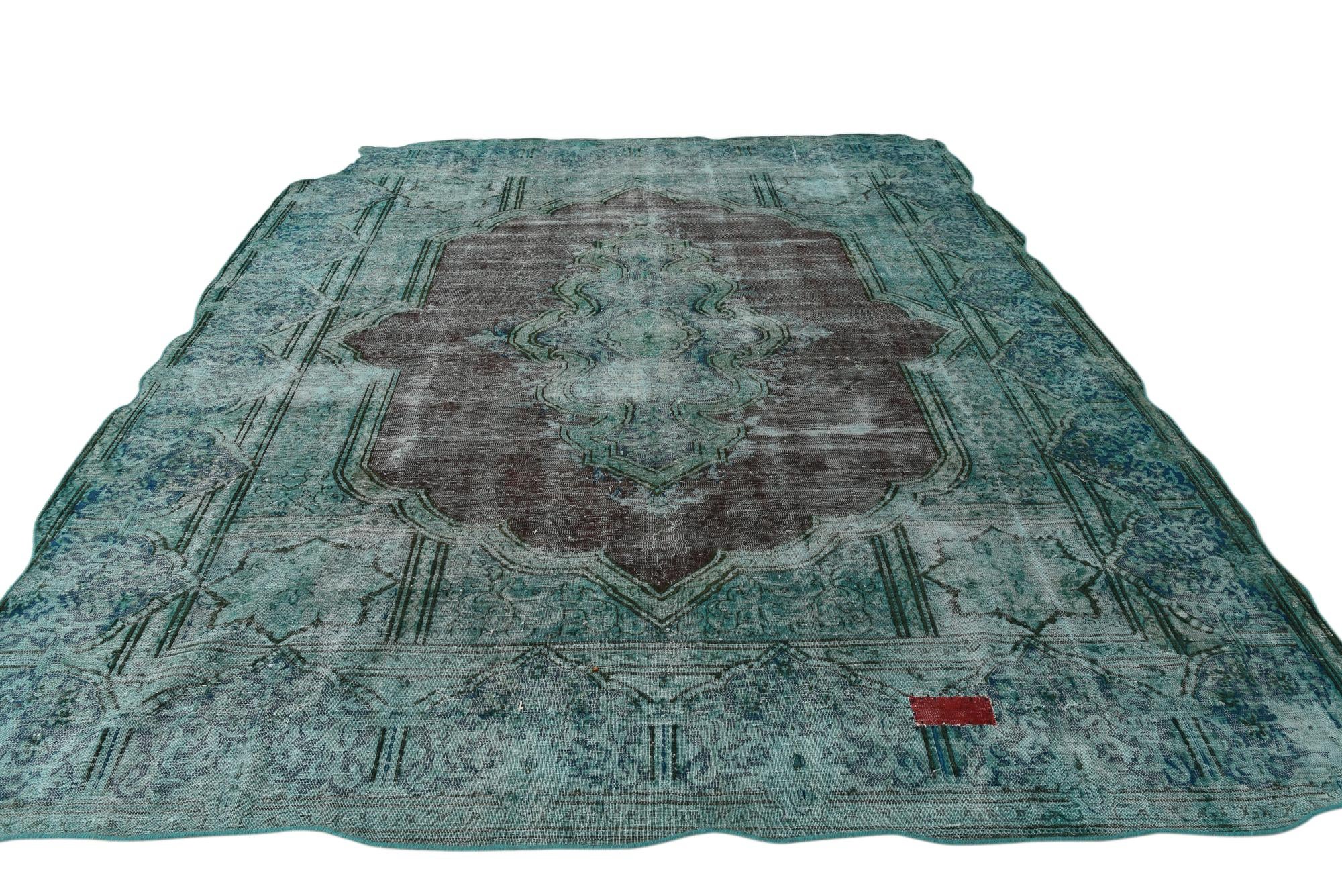 9' 9 x 12' 6 Hand Knotted Ultra Vintage Persian Wool Rug