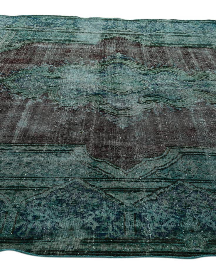 Detail image of 9' 9 x 12' 6  Hand Knotted Ultra Vintage Persian Wool Rug