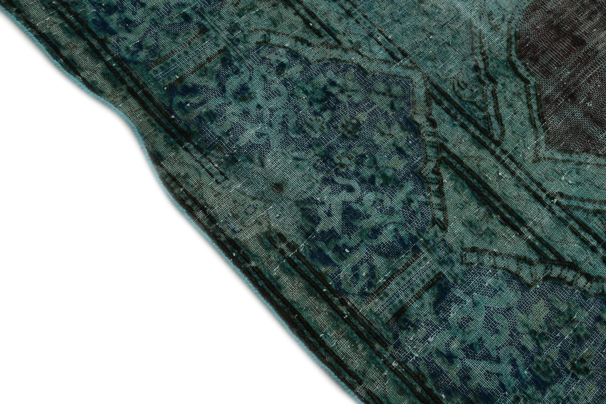 9' 9 x 12' 6 Hand Knotted Ultra Vintage Persian Wool Rug