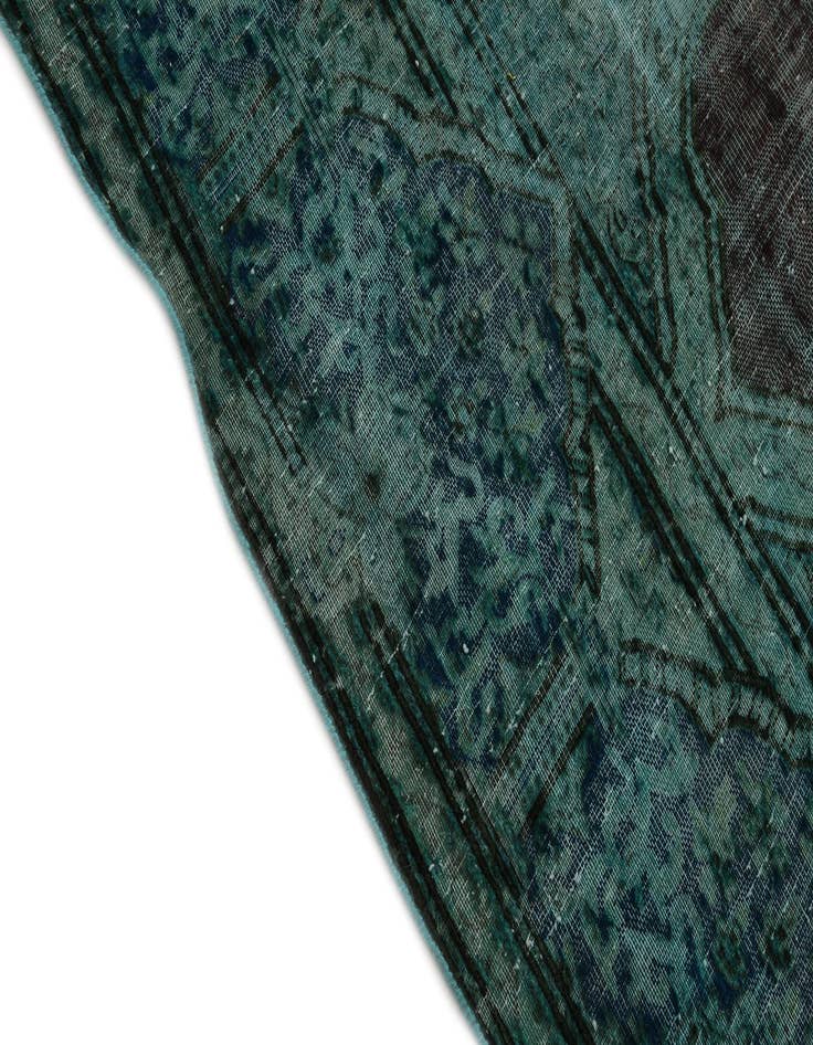 Detail image of 9' 9 x 12' 6  Hand Knotted Ultra Vintage Persian Wool Rug