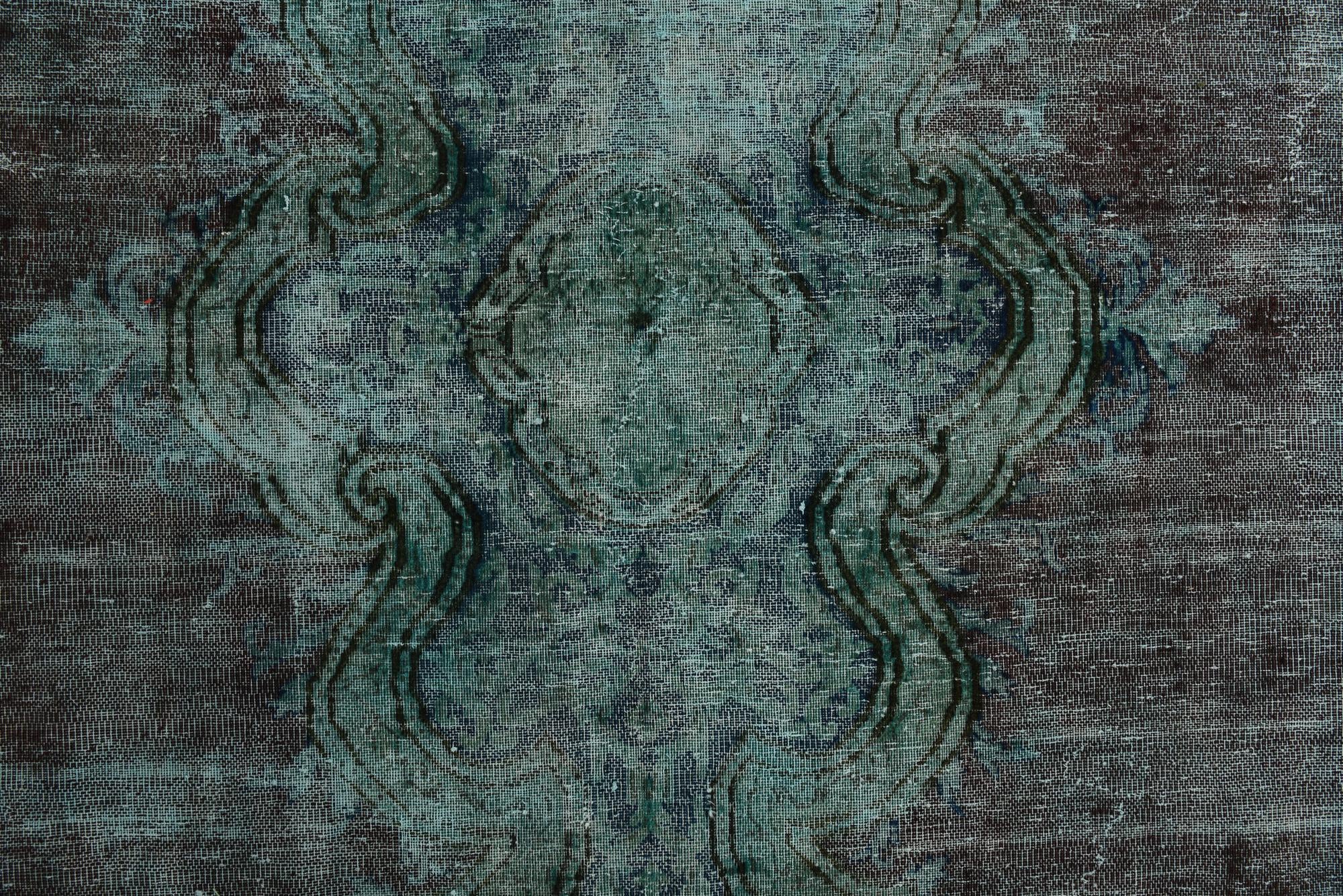 9' 9 x 12' 6 Hand Knotted Ultra Vintage Persian Wool Rug