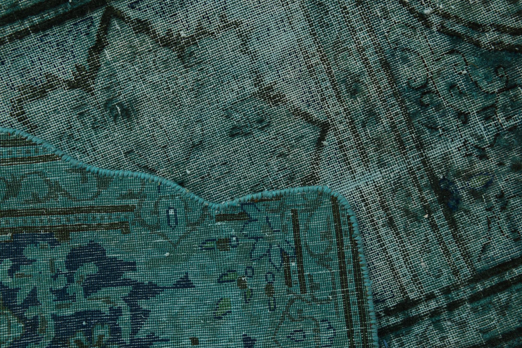 9' 9 x 12' 6 Hand Knotted Ultra Vintage Persian Wool Rug