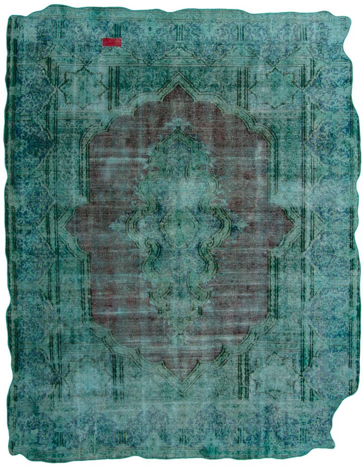 Detail image of 9' 9 x 12' 6 Hand Knotted Ultra Vintage Persian Wool Rug