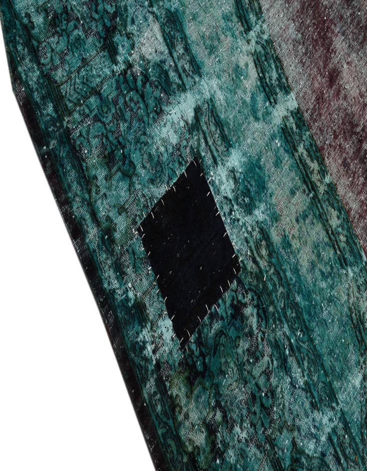 Detail image of 8' 9 x 12' 2  Hand Knotted Ultra Vintage Persian Wool Rug