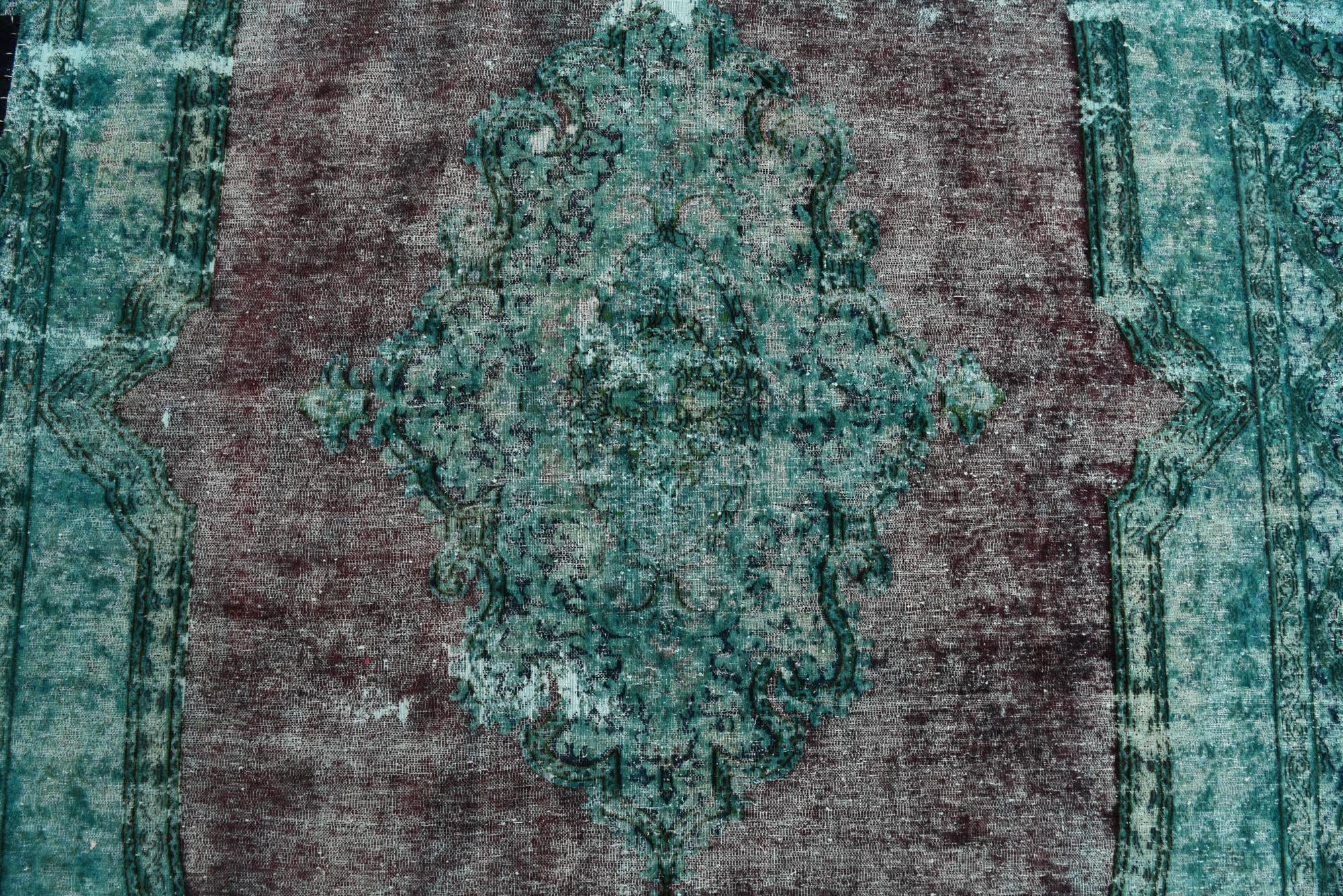 8' 9 x 12' 2 Hand Knotted Ultra Vintage Persian Wool Rug