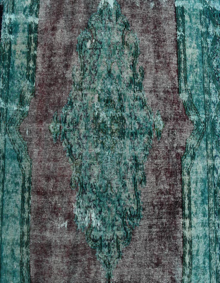 Detail image of 8' 9 x 12' 2  Hand Knotted Ultra Vintage Persian Wool Rug