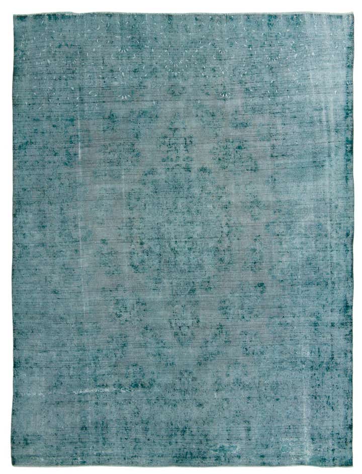 9' 11 x 13' 2 Hand Knotted Ultra Vintage Persian Wool Rug