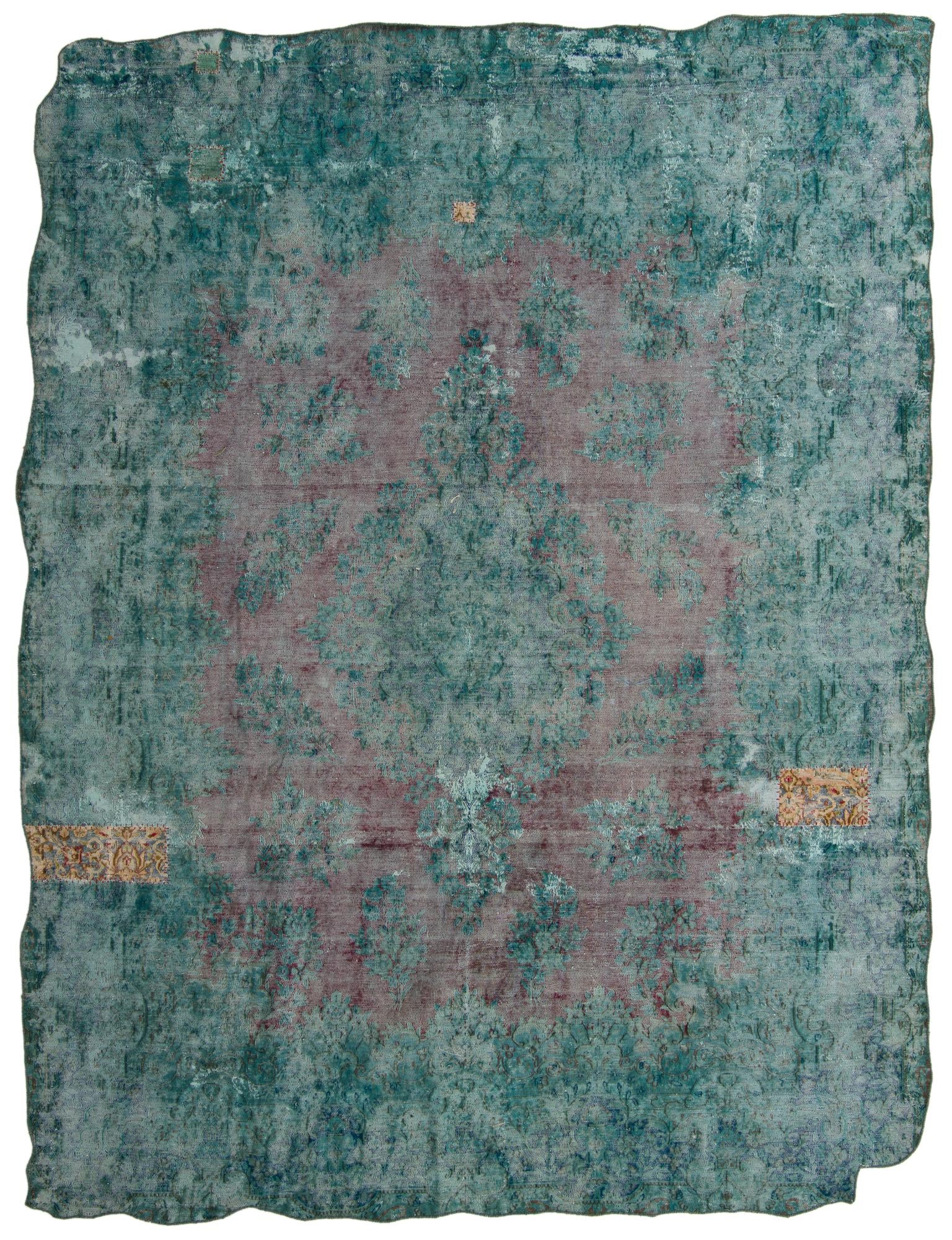 9' 8 x 12' 8 Hand Knotted Ultra Vintage Persian Wool Rug