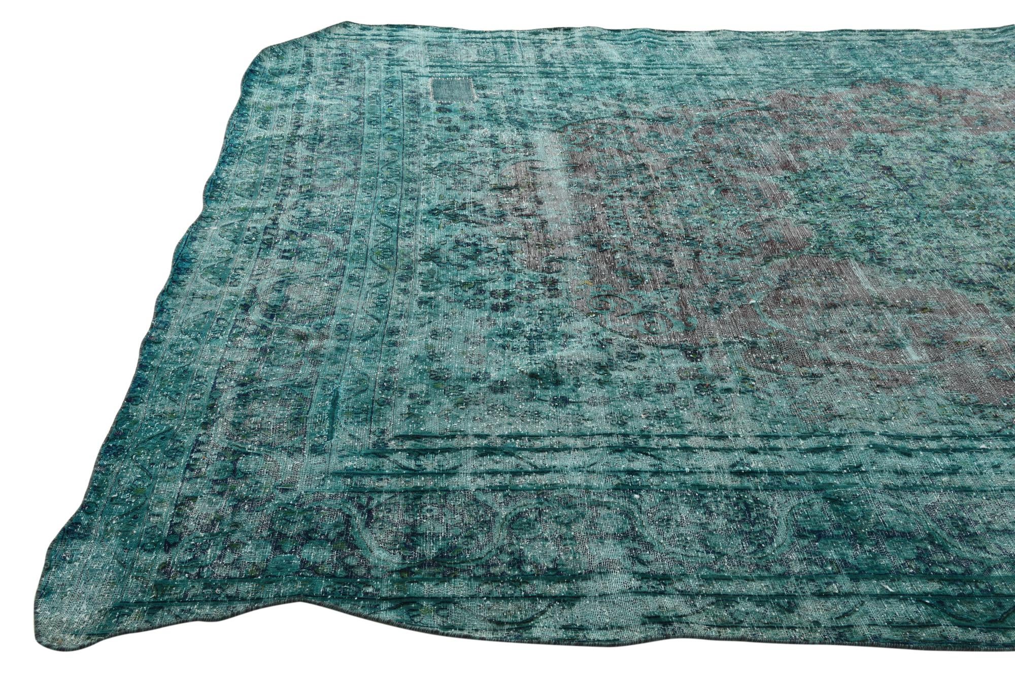 9' 10 x 14' 8 Hand Knotted Ultra Vintage Persian Wool Rug