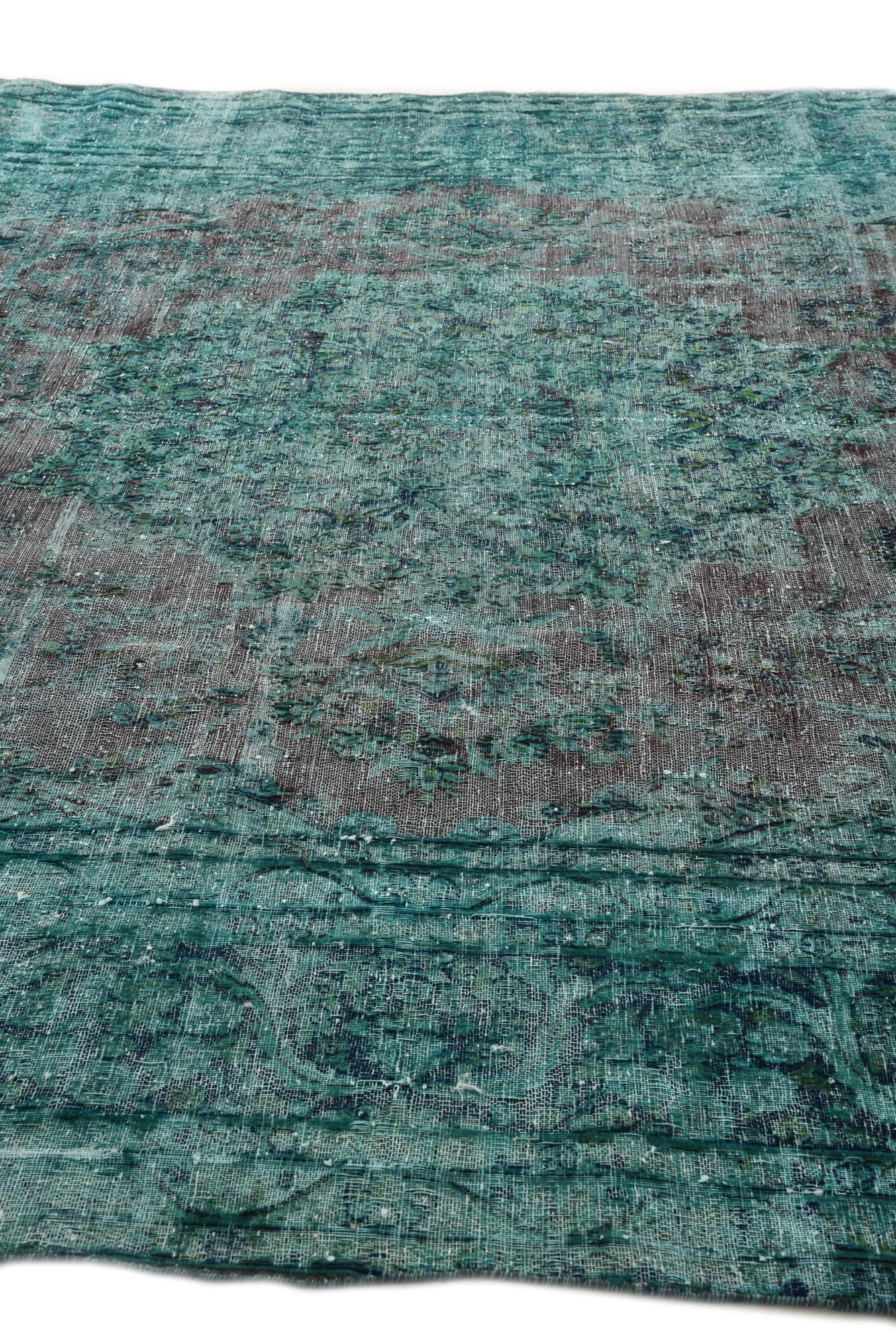 9' 10 x 14' 8 Hand Knotted Ultra Vintage Persian Wool Rug