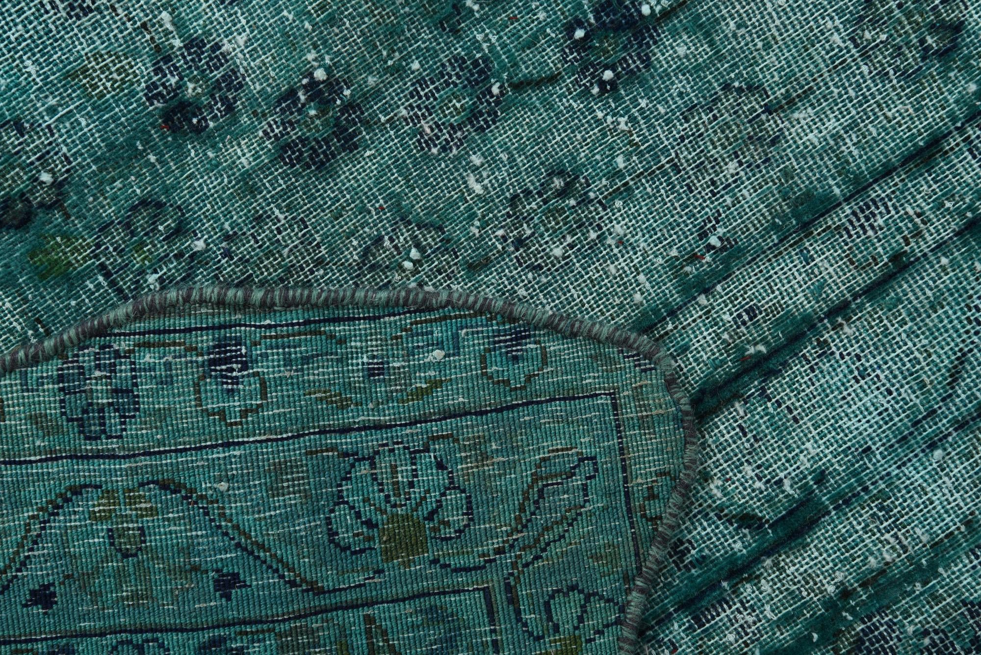 9' 10 x 14' 8 Hand Knotted Ultra Vintage Persian Wool Rug