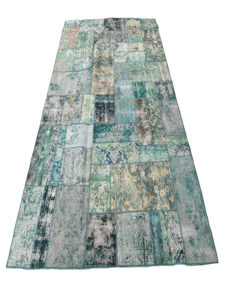 Detail image of 6' 3 x 9' 4 Hand Knotted Ultra Vintage Persian Wool Rug