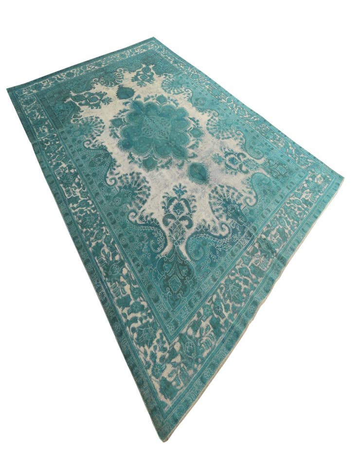 Detail image of 9' 3 x 12' 4  Hand Knotted Ultra Vintage Persian Wool Rug