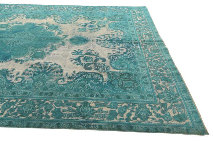 9' 3 x 12' 4 Hand Knotted Ultra Vintage Persian Wool Rug