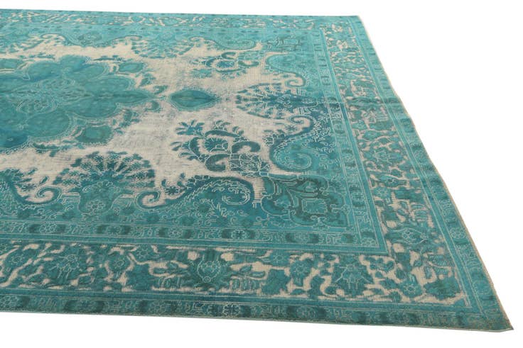 Detail image of 9' 3 x 12' 4 Hand Knotted Ultra Vintage Persian Wool Rug