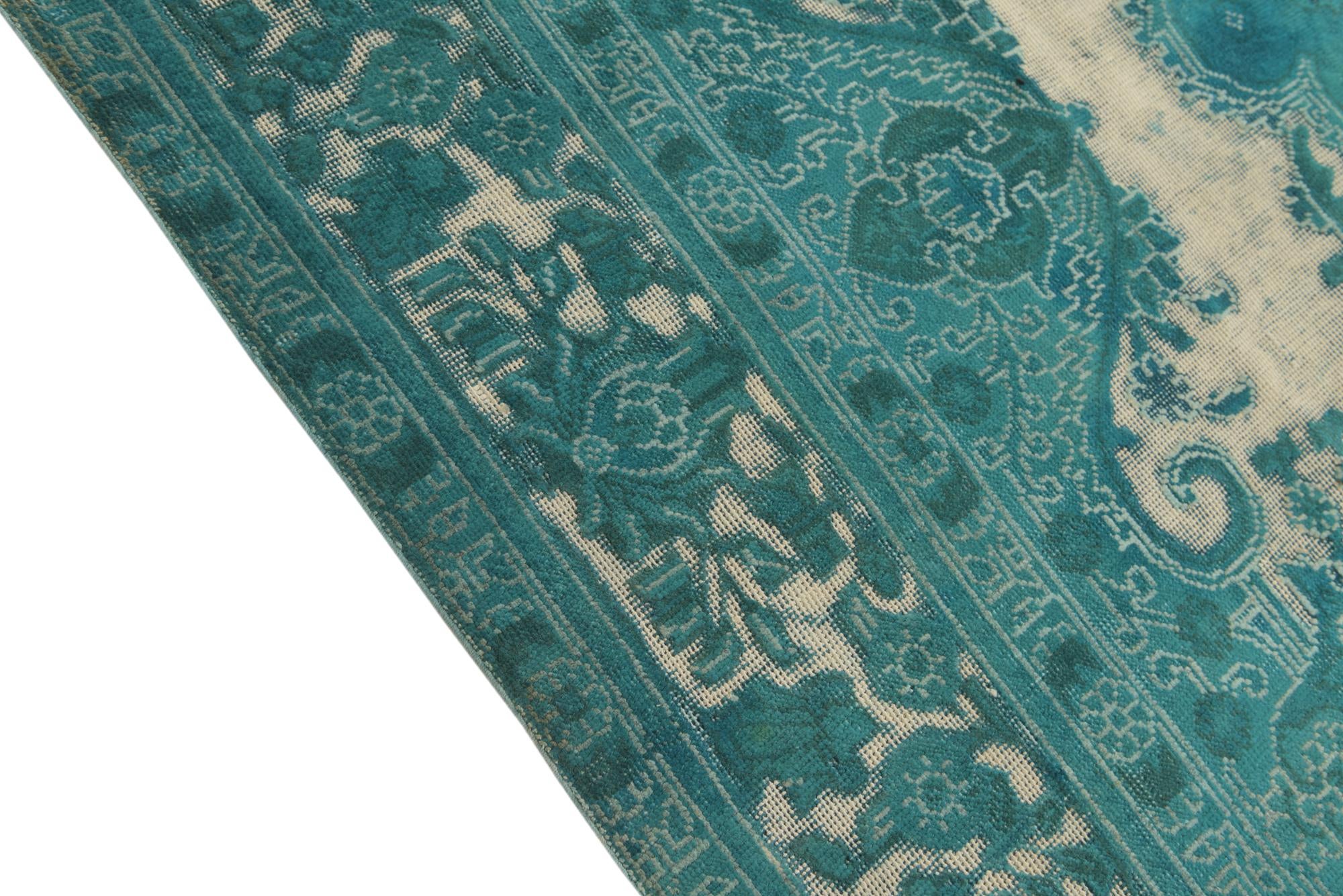 9' 3 x 12' 4 Hand Knotted Ultra Vintage Persian Wool Rug